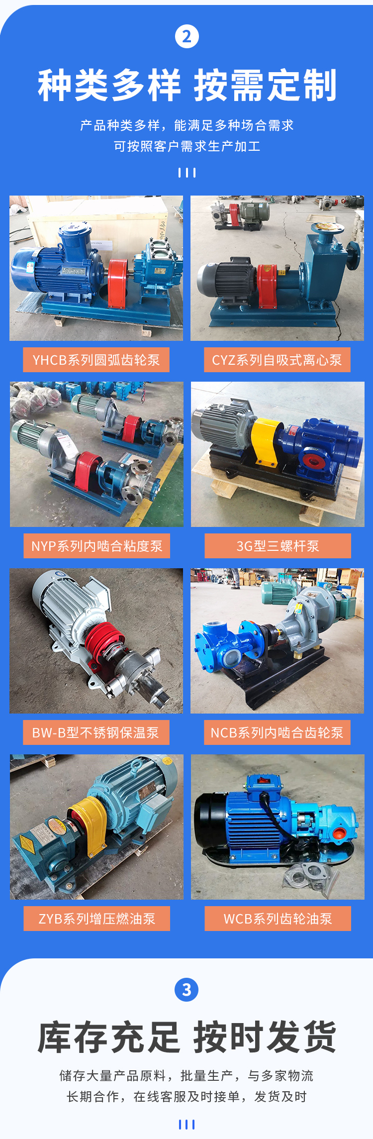 High pressure gear pump ignition oil pump ZYB series turbocharged fuel pump customized according to needs