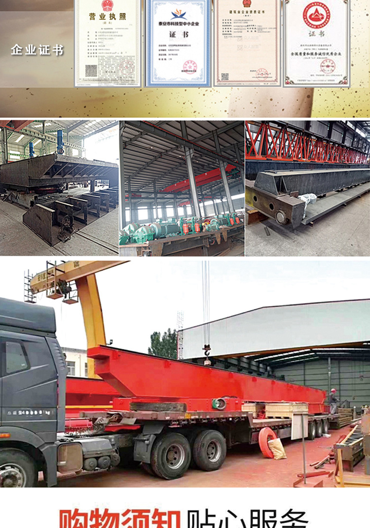 Portable lifting small gantry crane with flexible operation and high work efficiency