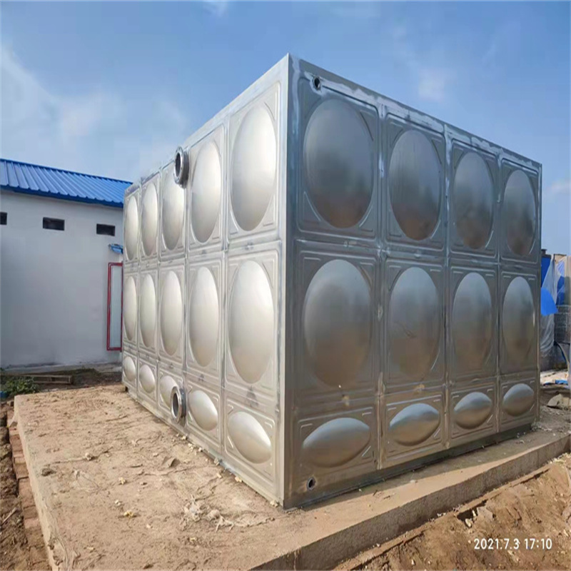 Integrated irrigation and aquaculture box type water supply equipment, non negative pressure water supply, stainless steel square fire water tank