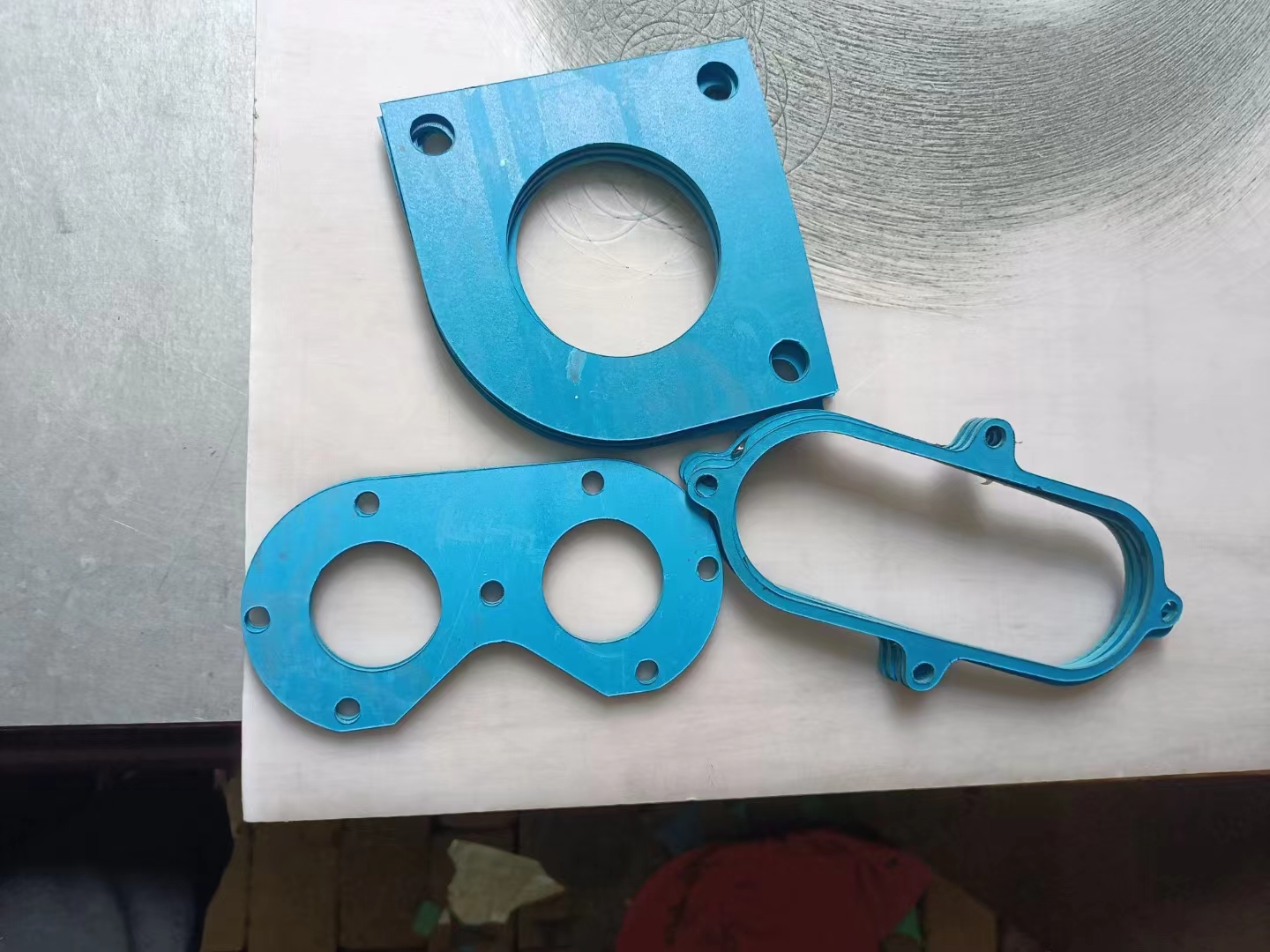 Shengzhang Process Various Perforated Asbestos Free Rubber Gaskets, Irregular Oil Resistant Mechanical Flange Seals, Asbestos Gaskets