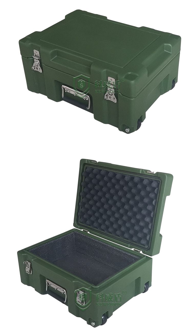 Kewei Shield trolley box, electrician, fitter, rolling plastic toolbox, portable transportation turnover box, precision instrument protection box