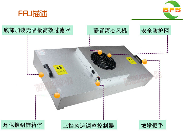 Industrial FFU high-efficiency filter purification engineering equipment laminar flow hood purification unit