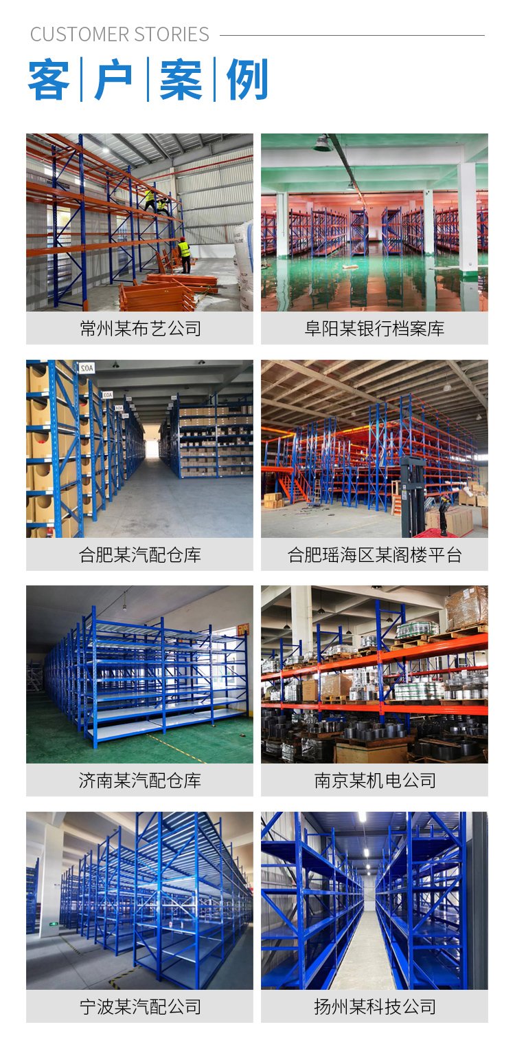 Lightweight and medium-sized partition shelves, multi-layer household storage room shelves, customizable size, applicable range, warehouse