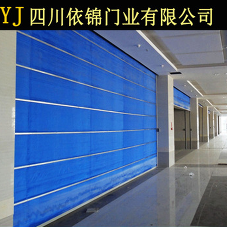 [Yijin] Free one-stop service for measurement and installation of steel inorganic fabric fireproof rolling gates in shopping malls and garages