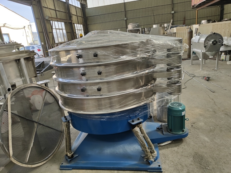 Huatong swing screen stainless steel rotary vibration screen is suitable for fine screening of chemical, pharmaceutical, and food with multiple layers and high production capacity