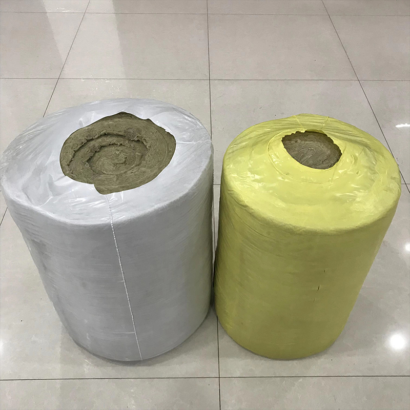 50mm rock wool insulation roll felt A and fire, sound, and insulation board professionally customized with a unit weight of 80-150