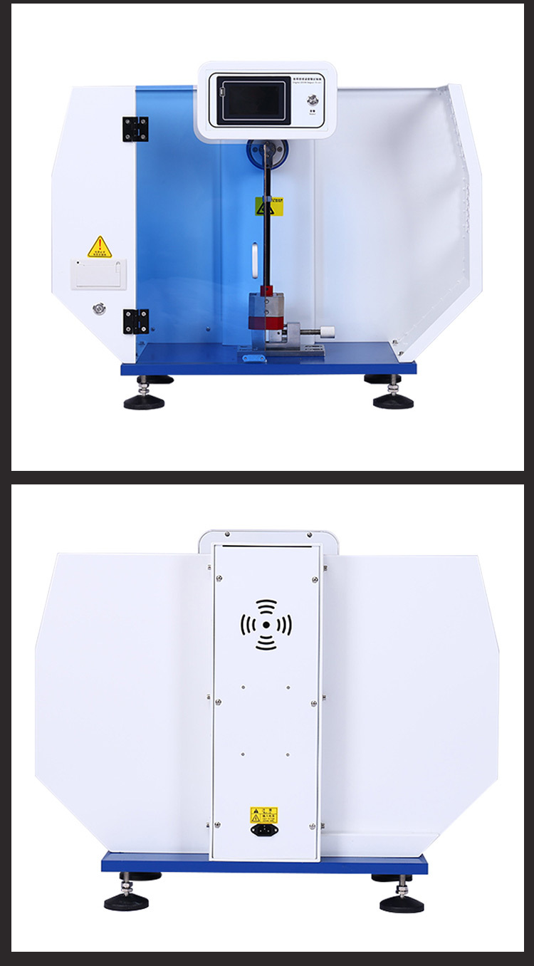 Digital cantilever beam simple supported beam combination impact testing machine Plastic impact strength tester in stock