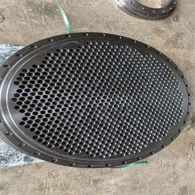 Forging of Aosendi carbon steel pipe parts for s31603 stainless steel tube sheet heat exchanger