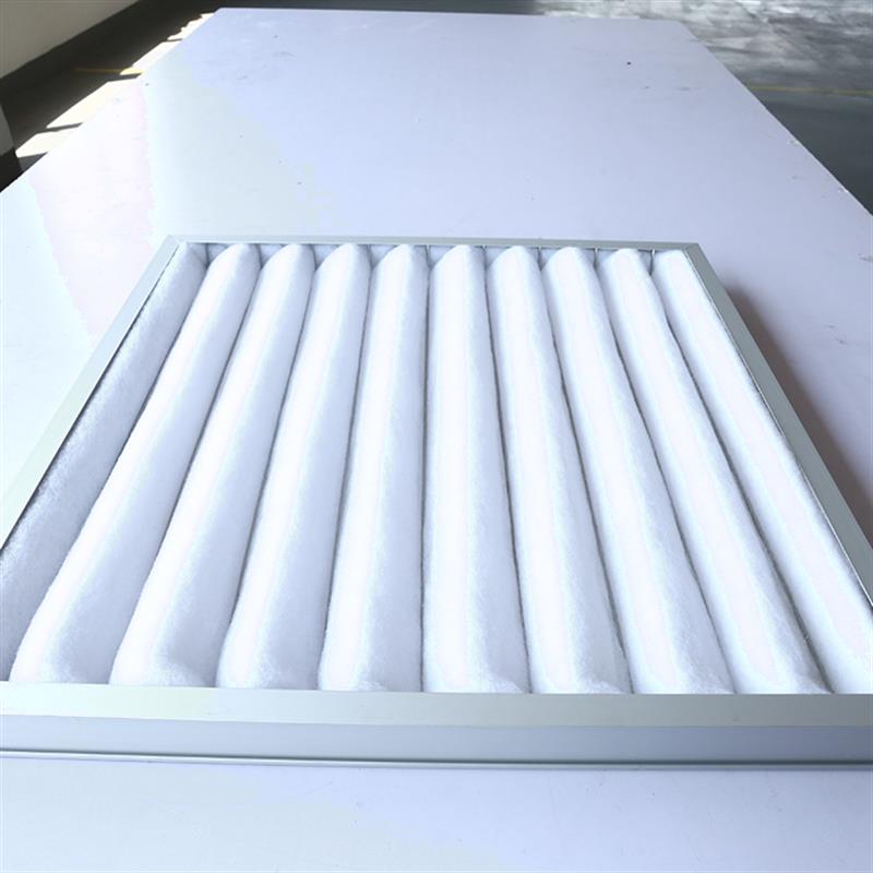 Supply of multi-scale plate type primary effect filters that can be cleaned with metal frame non-woven fabric G4 folding filters