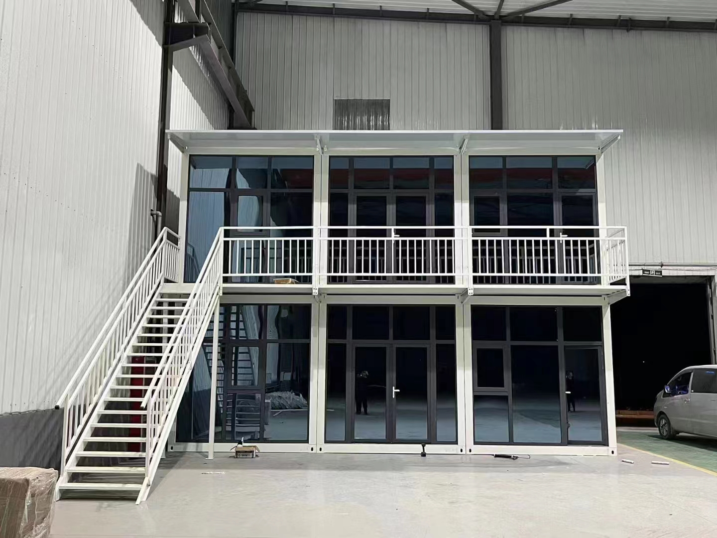 Packing room, steel structure, container house, mobile box room, office, fast LCL folding, Domus