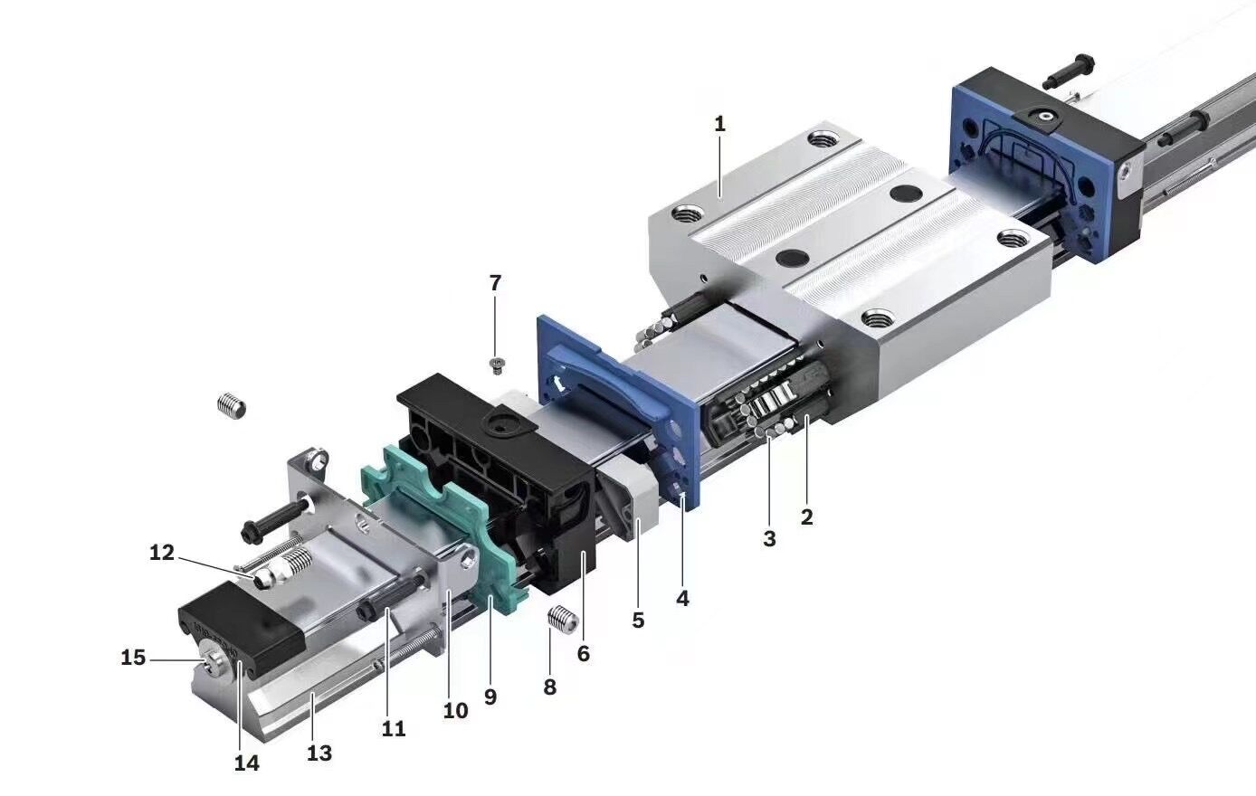 Rexroth Bosch Rexroth guide slider STAR linear motion part