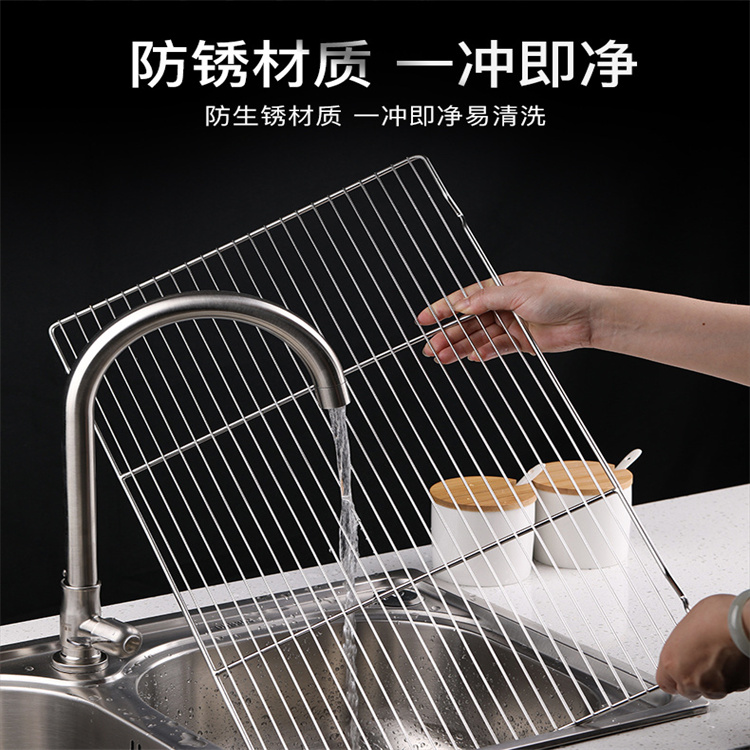 Double European wire mesh stainless steel barbecue mesh carbon fire grate Korean style integrated stamping and welding new product barbecue mesh clip