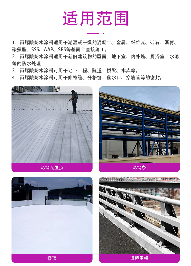 One component high elastic acrylic lotion for roof acrylic waterproof coating Wholesale supply by Jiabaili manufacturer