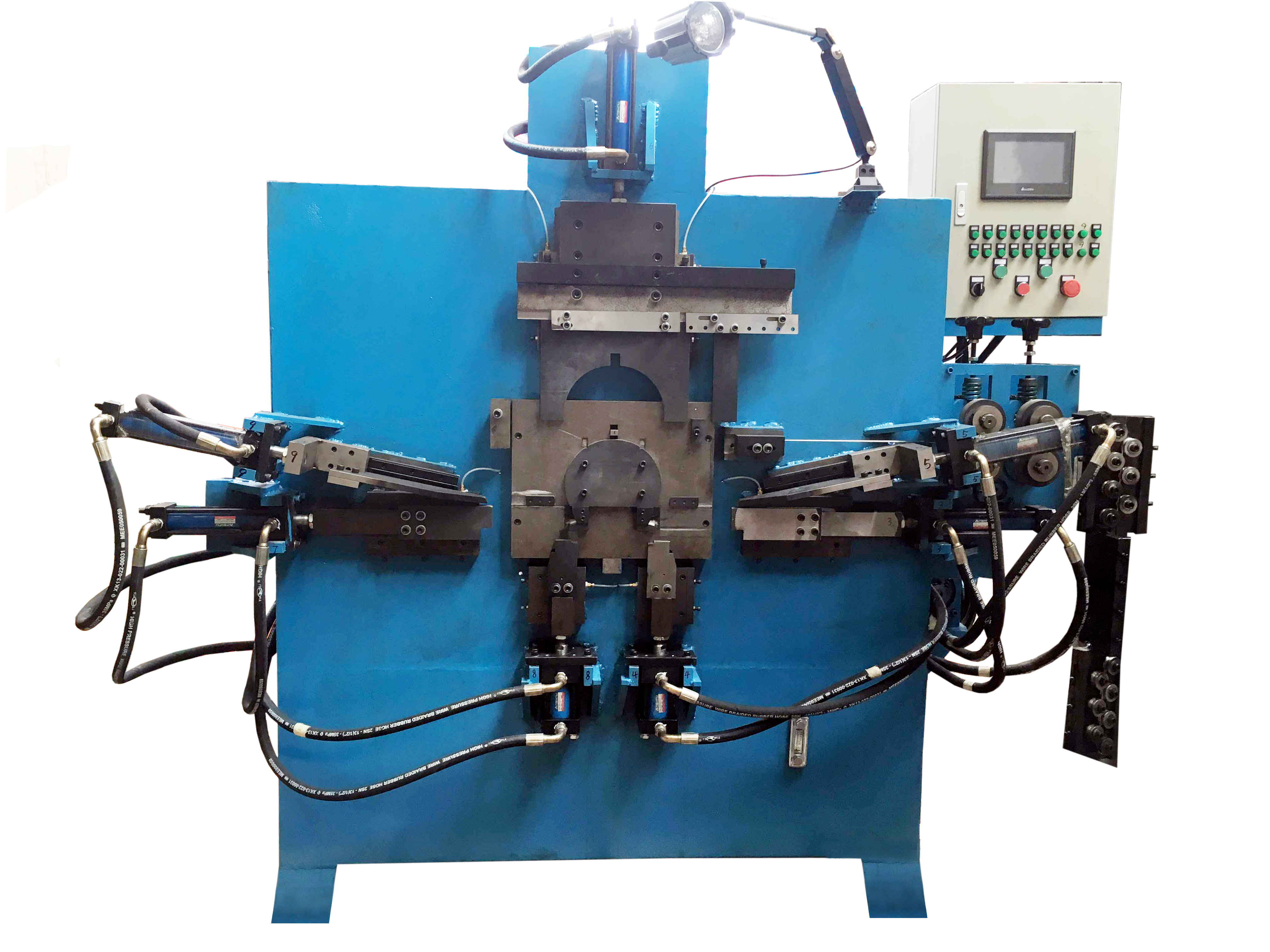 Fully automatic high-precision CNC operated hydraulic steel wire bucket handle manufacturing machine Bucket handle forming machine Wire Press brake