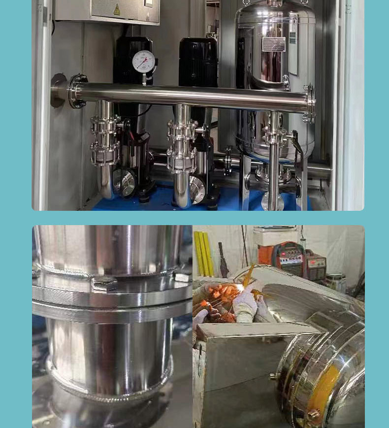 Xuwei Water's constant pressure variable frequency non negative pressure water supply equipment is made of 304 stainless steel, which is clean and hygienic