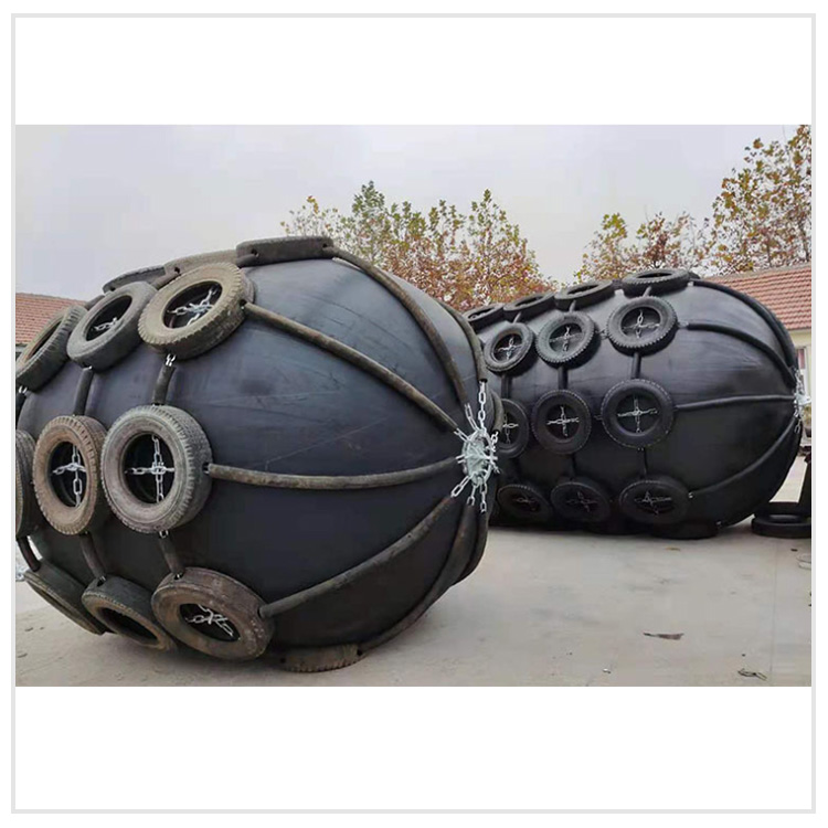 Bokai Transport engineering#Port and harbor engineering bridge anti-collision rubber ball floating rubber fender (rubber airbag)