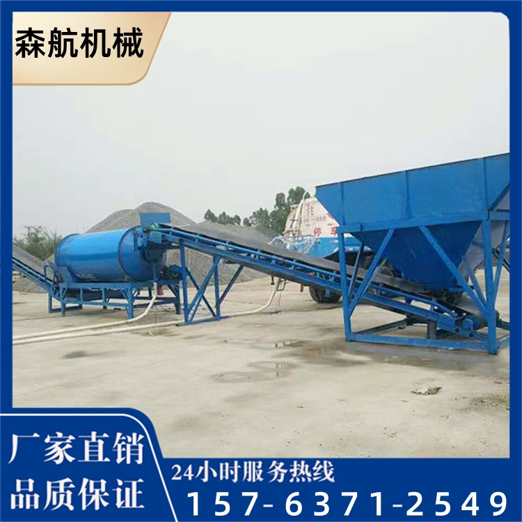 Rotary drum stone washing machine ore cleaning equipment for 100 tons per hour project use