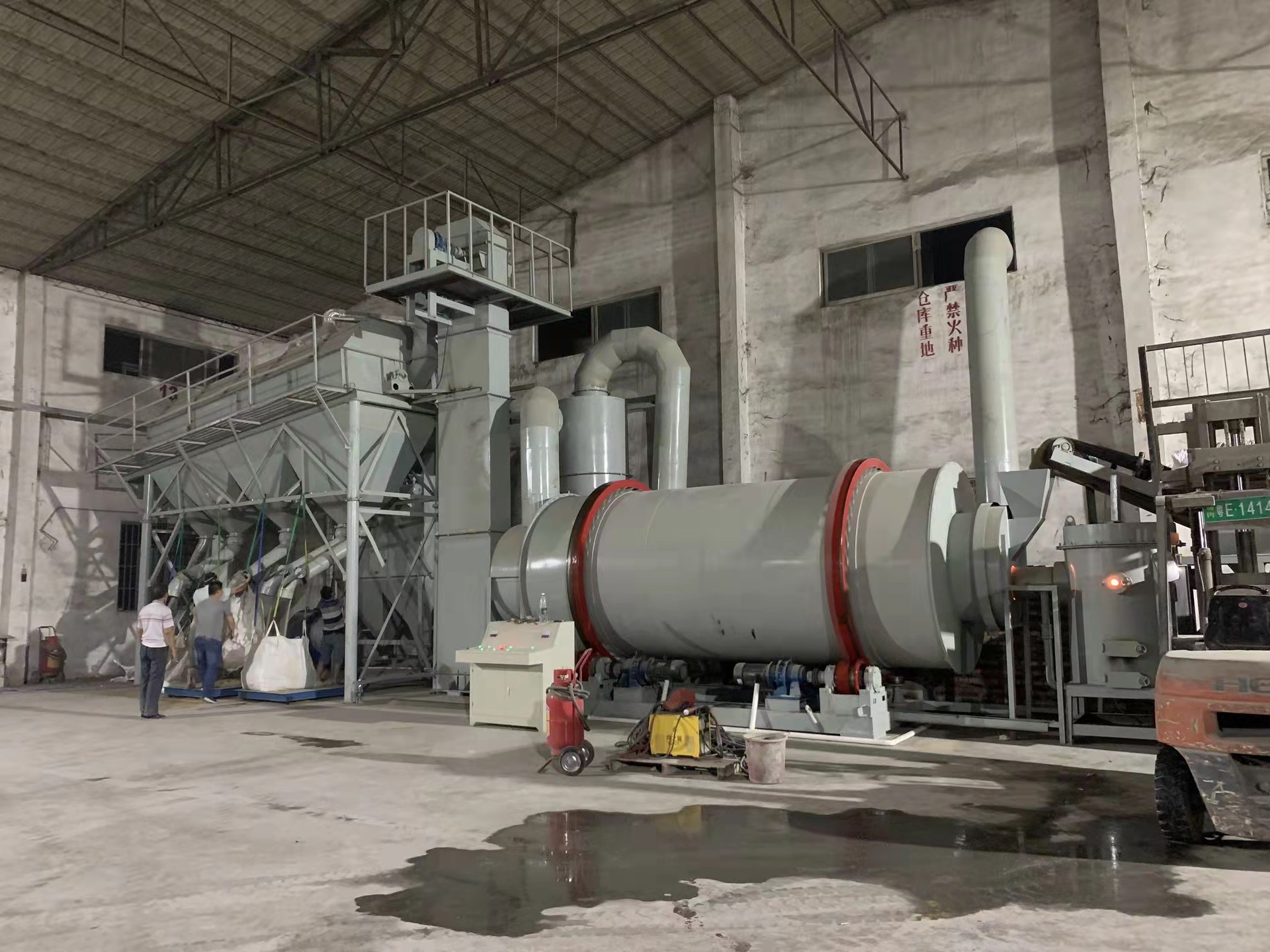 Horizontal multifunctional single drum drying equipment Rice grain drum dryer Sludge fine sand distiller's grains drying machine