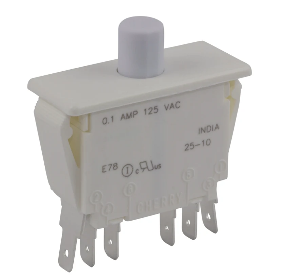 ZF Electronics button switch DPDT E78-40A0