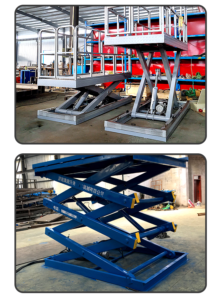 Fixed scissor lift platform, cargo platform, fixed lift, large tonnage high-altitude work platform customization