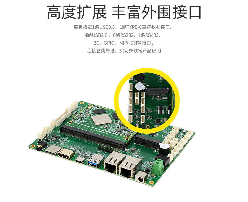 Qiyang RK3399 Ruixin Micro Cortex-a72 Six Core 4G Android Core Board