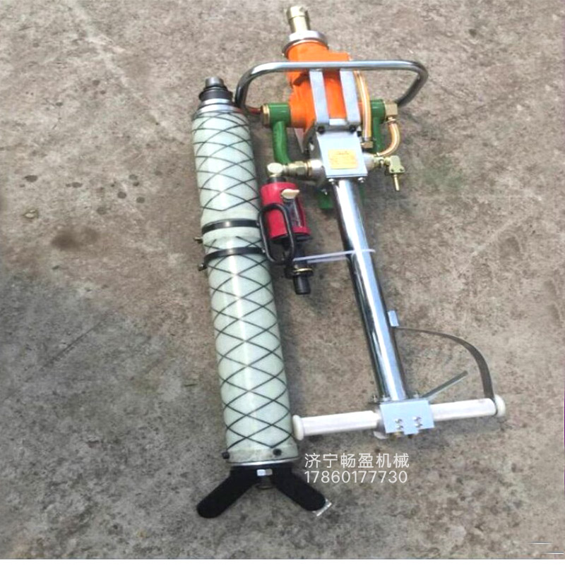 Gas leg anchor cable drilling machine for coal mines, reinforced handheld roof anchor cable drilling machine, underground top hole drilling machine