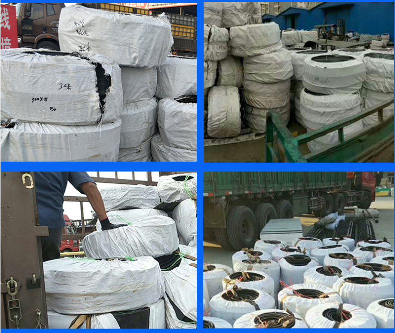 U-shaped rubber waterstop, made of rubber material, detachable rubber tape, used for construction joints in water plants