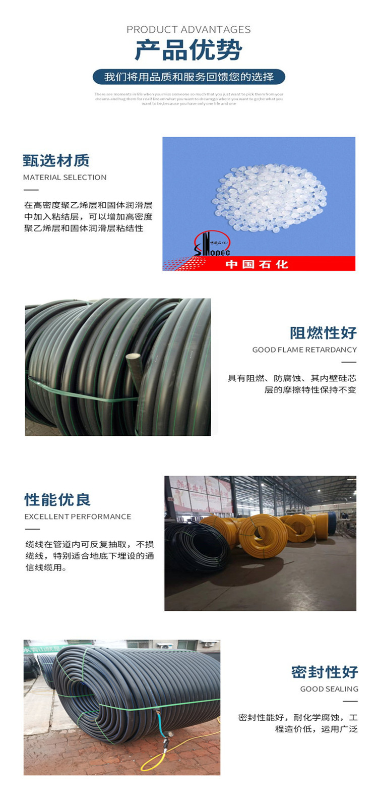 12 core optical cable, silicon core tube, oil pipeline communication protective sleeve, imported material ring with strong stiffness, Xingtai plastic