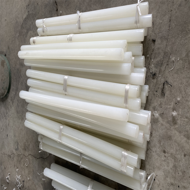 Self lubricating PE rod, self-produced polyethylene rod processing, ultra-high polymer rod, UV resistant