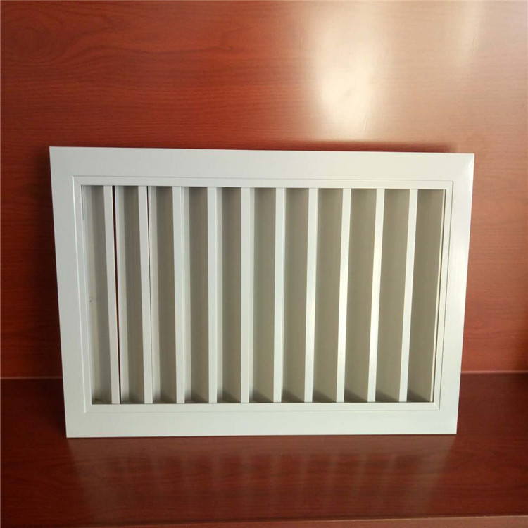 External wall rainproof louvers, ventilation return air vents, air conditioning outlet maintenance openings, aluminum alloy single layer louvers