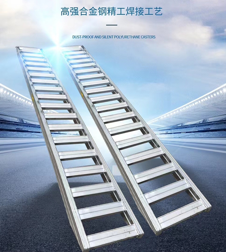 Wode Harvester Aluminum Alloy Ladder Aluminum Springboard Platform Handling and Loading Factory Real Price Delivery on Demand