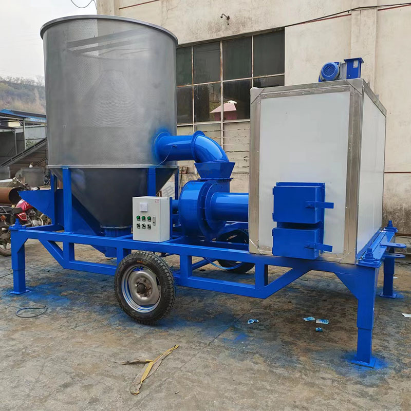 Electric heating grain dryer Junlei mobile sorghum dryer small flipping grain drying equipment