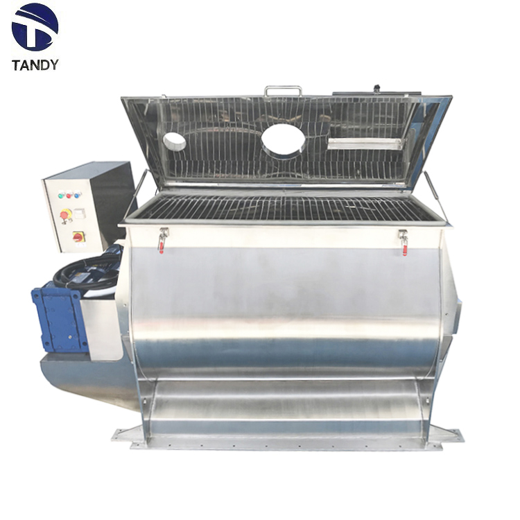 Tangdi Machinery Single Shaft Paddle Mixer Substitute for Meal Rice noodles Granules Solid Beverage Dry Mixer Additive Mixer