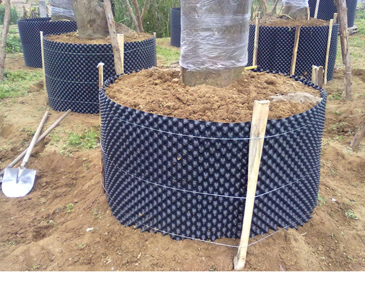 Root control device PVC garden seedlings, fruit trees, transplanting, root protection, and root control container for rapid seedling cultivation and root restriction