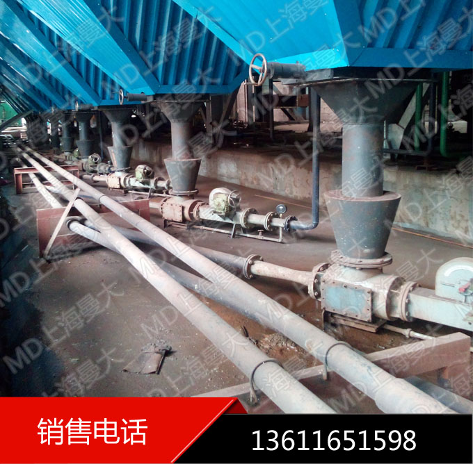 Gas desulfurization system pneumatic conveying system - Shanghai Manda pneumatic conveying equipment allows powder to flow