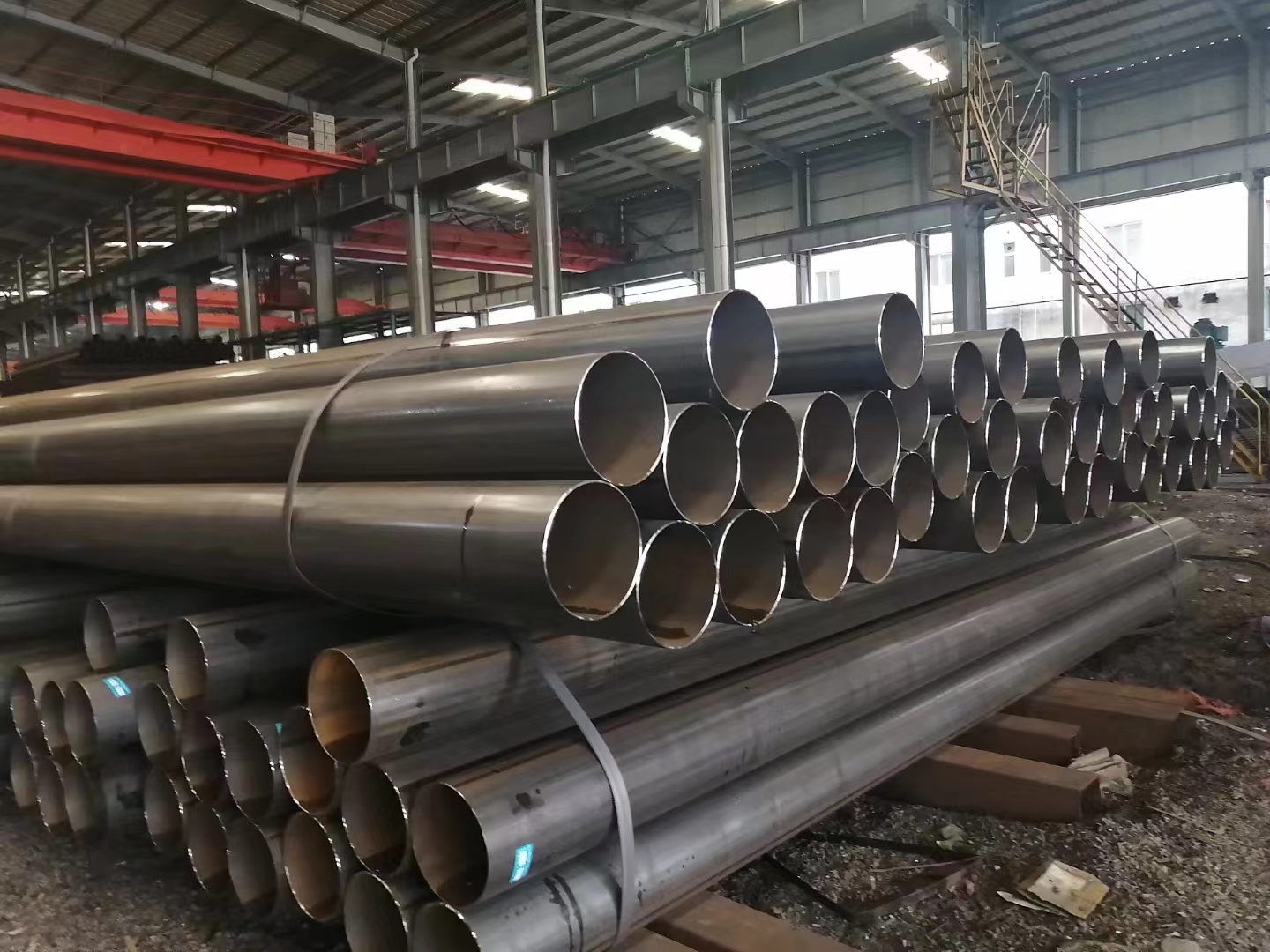 Lecong straight seam welded steel pipe, internal and external anti-corrosion, 6-meter carbon steel pipe, low-pressure fluid pipe DN25 Q235B