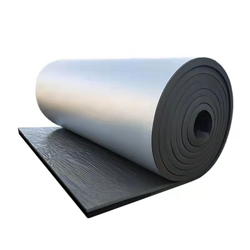 B1 grade rubber plastic board B2 grade rubber plastic sponge insulation air conditioning duct ventilation duct black composite insulation and sound insulation cotton