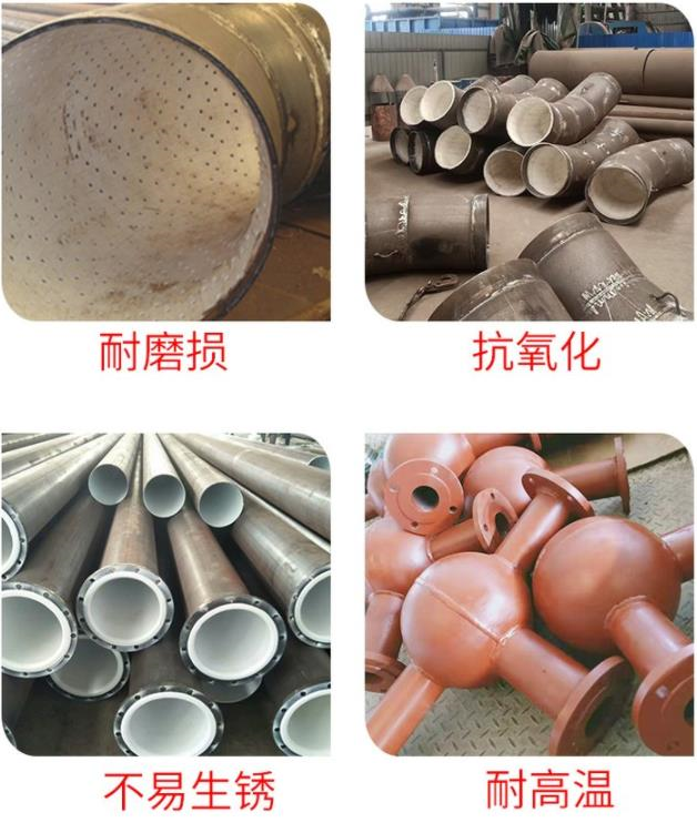 Rongcheng Teda High Temperature Centrifugal Composite Process Wear-resistant Tee Spherical Pipe Lining with Ceramic Bimetal