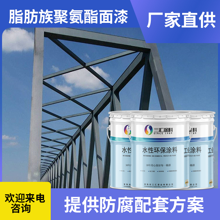 水性环氧磷酸锌底漆 附着力强 钢结构设备防腐油漆 三汇