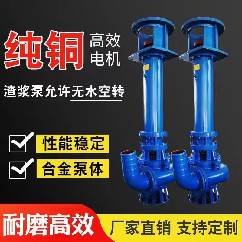 High Lift Mud Pump YZ Vertical Submerged Slurry Pump Extension Rod High Chromium Alloy Corrosion and Wear Resistant Sand Suction and Sewage Pump