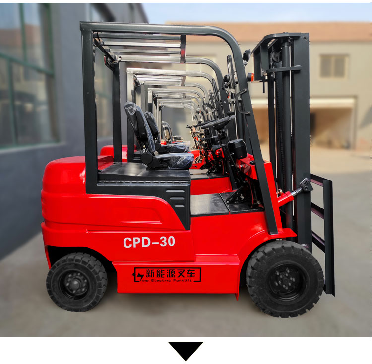 Battery forklift CPD electric four-wheel drive 2-ton small lift 3-6 meter customized model