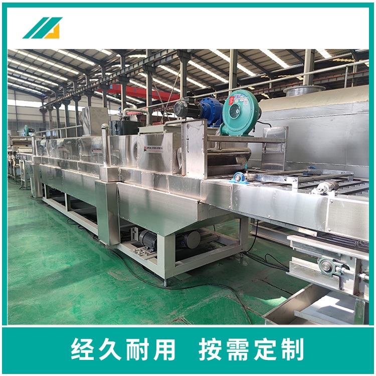 A fully automated instant noodle equipment line for processing 120000 packages of fried instant noodles per shift