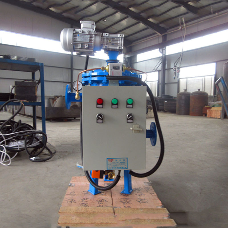 Fully automatic pipeline drainage self-cleaning filter mesh type front cleaner DN150