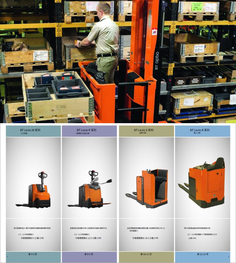 Supply BT electric forklift rental models with complete fault codes, complete repair materials, maintenance accessories