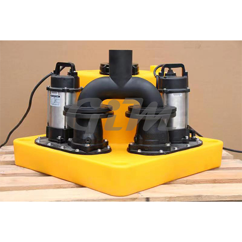 Small sewage elevator PE sewage lifting device Villa patio toilet toilet toilet reclaimed water and wastewater collection