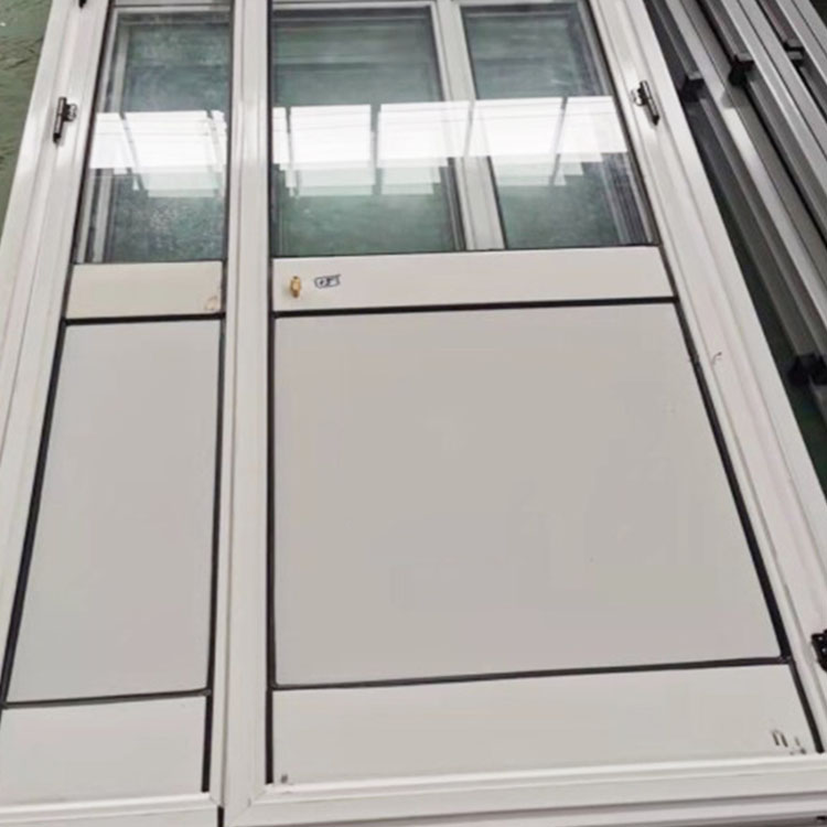 Color coated steel plate doors and windows Industrial factory vertical rotating doors and windows are produced and sold on demand