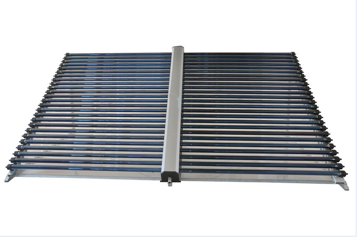 58 * 1800 vacuum tube solar engineering header collector for Huisi Sunshine Hospital factory, drying