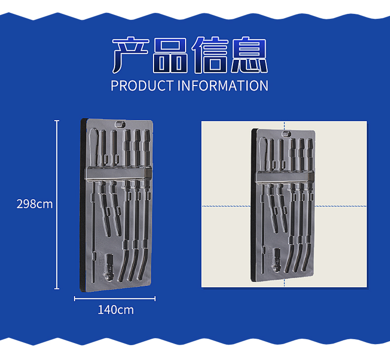 Clean Workshop Medical Transparent PET Blister Packaging Box Spot Sterilized Plastic Tray Petg Blister Inner Support