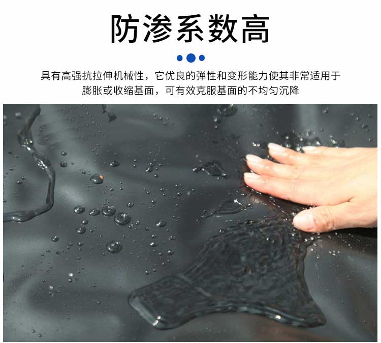 Waterproof Geotextile and anti-aging of composite geomembrane reservoir in black film landfill