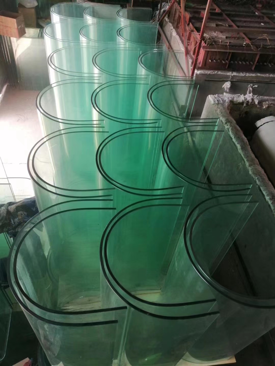 Manufactured by the manufacturer to produce hot bending shaped glass, curved glass, bent glass, tempered hot bending glass, and customized processing